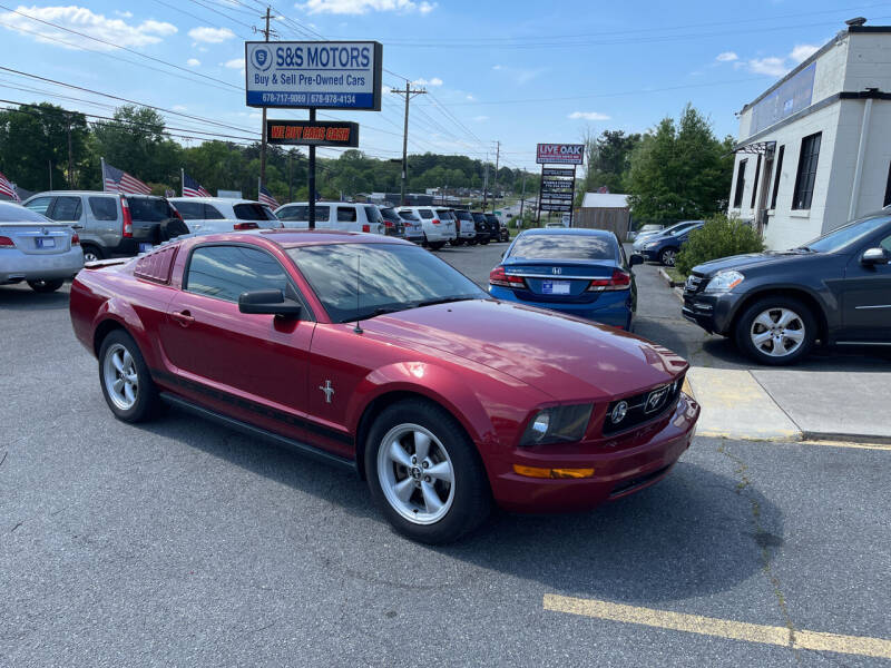 2007 Ford Mustang for sale at S & S Motors in Marietta GA