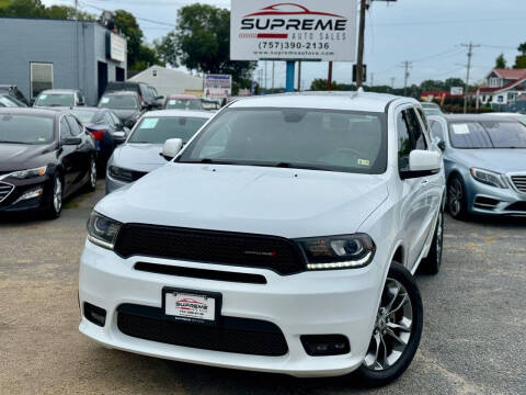 2019 Dodge Durango for sale at Supreme Auto Sales in Chesapeake VA