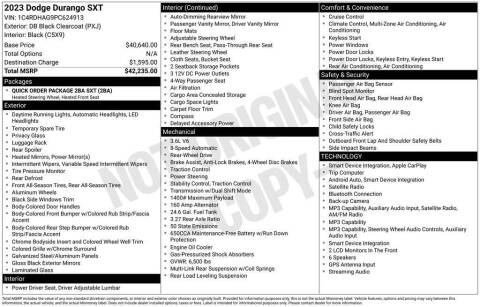 2023 Dodge Durango SXT
