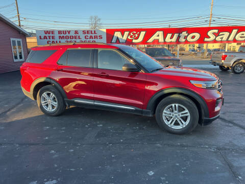 2020 Ford Explorer for sale at N & J Auto Sales in Warsaw IN