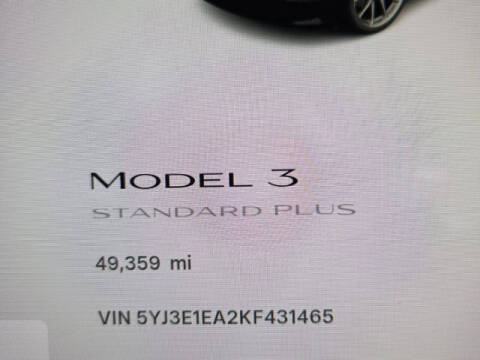 2019 Tesla Model 3 Standard Range Plus