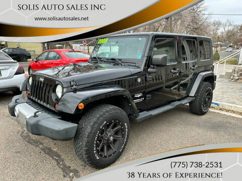 2009 Jeep Wrangler Unlimited for sale at SOLIS AUTO SALES INC in Elko NV