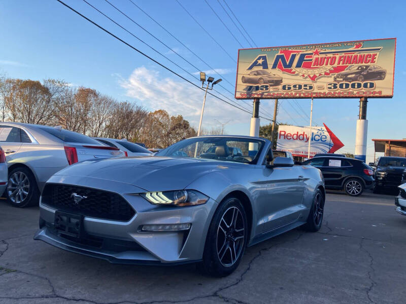 2022 Ford Mustang for sale at ANF AUTO FINANCE in Houston TX