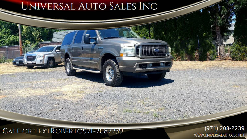 2003 Ford Excursion for sale at Universal Auto Sales Inc in Salem OR