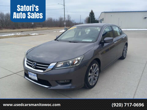 2014 Honda Accord for sale at Satori's Auto Sales in Manitowoc WI