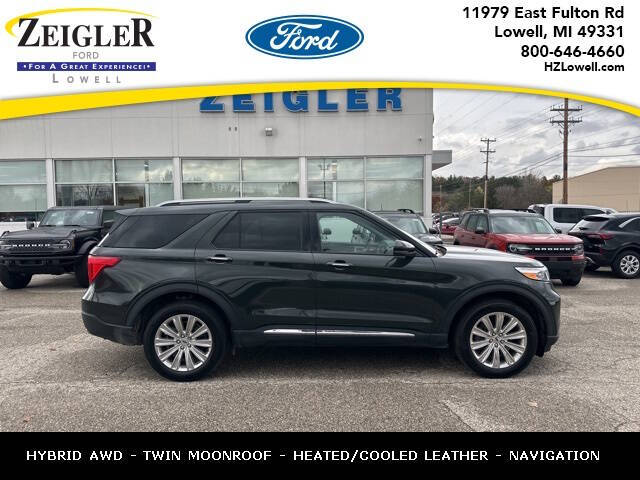 2022 Ford Explorer Hybrid for sale at Zeigler Ford of Plainwell in Plainwell MI