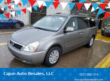 2011 Kia Sedona for sale at Cajun Auto Resales, LLC in Lafayette LA