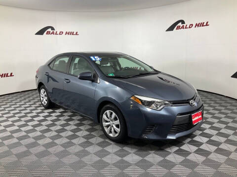 2015 Toyota Corolla for sale at Bald Hill Kia in Warwick RI