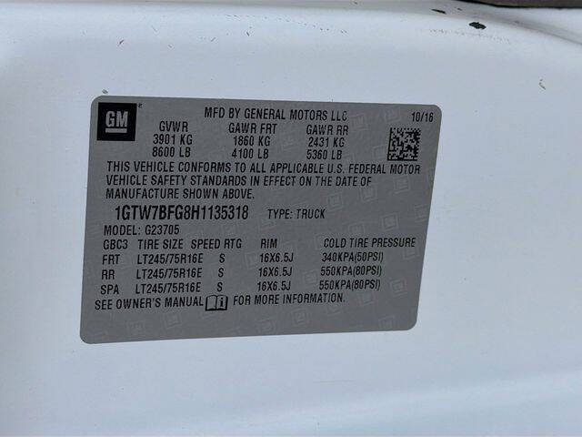 2017 GMC Savana 2500