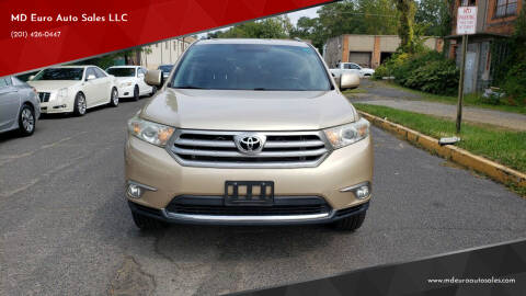 2013 Toyota Highlander for sale at MD Euro Auto Sales LLC in Hasbrouck Heights NJ