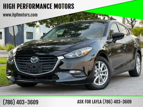 2018 Mazda MAZDA3 for sale at HIGH PERFORMANCE MOTORS in Hollywood FL