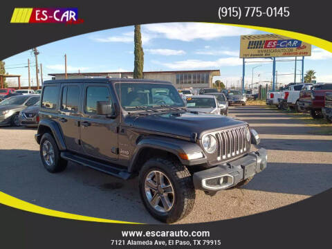 2021 Jeep Wrangler Unlimited for sale at Escar Auto in El Paso TX