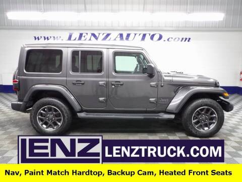 2021 Jeep Wrangler Unlimited for sale at LENZ TRUCK CENTER in Fond Du Lac WI