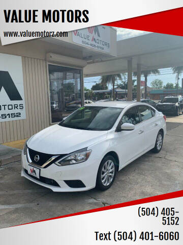 2019 Nissan Sentra for sale at VALUE MOTORS in Marrero LA