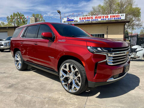 2021 Chevrolet Tahoe for sale at Lion's Auto INC in Denver CO