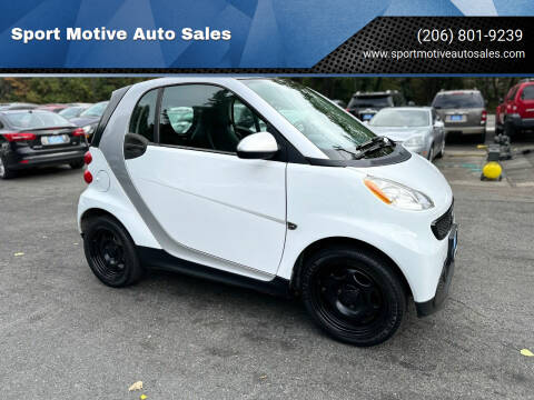 2014 Smart fortwo for sale at Sport Motive Auto Sales in Seattle WA