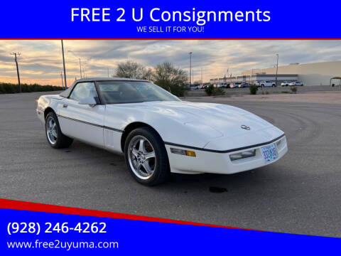 1988 Chevrolet Corvette for sale at FREE 2 U Consignments in Yuma AZ