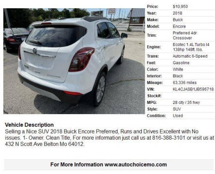 2018 Buick Encore Preferred