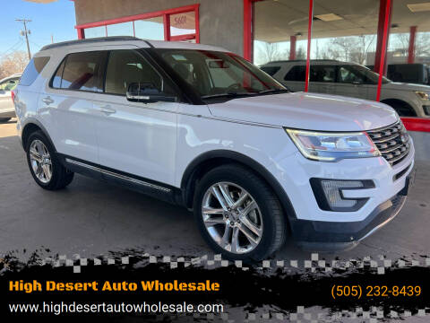 2017 Ford Explorer for sale at High Desert Auto Wholesale in Albuquerque NM