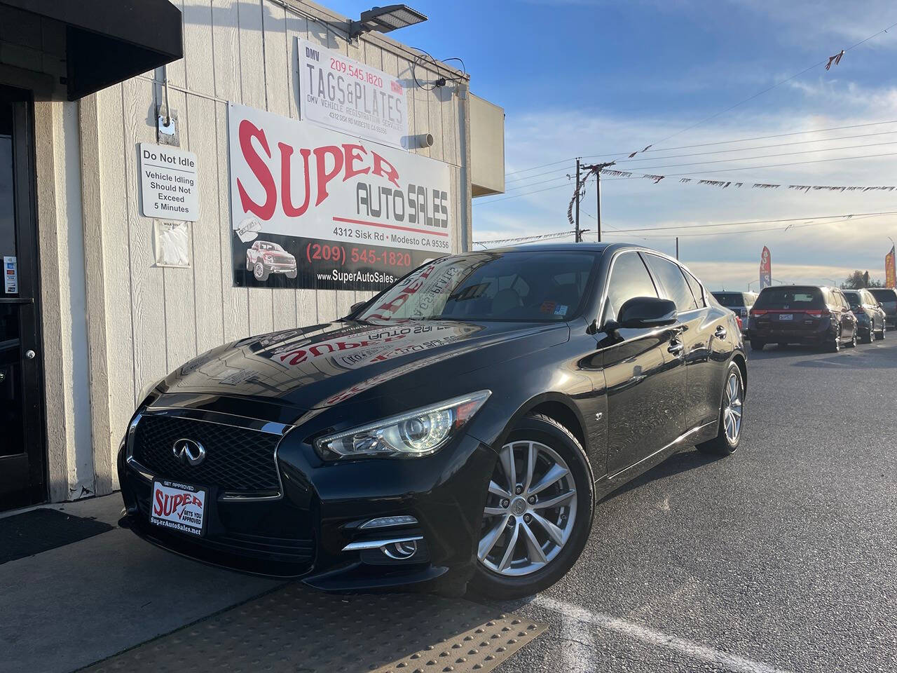 2015 INFINITI Q50 for sale at Super Auto Sales Modesto in Modesto, CA