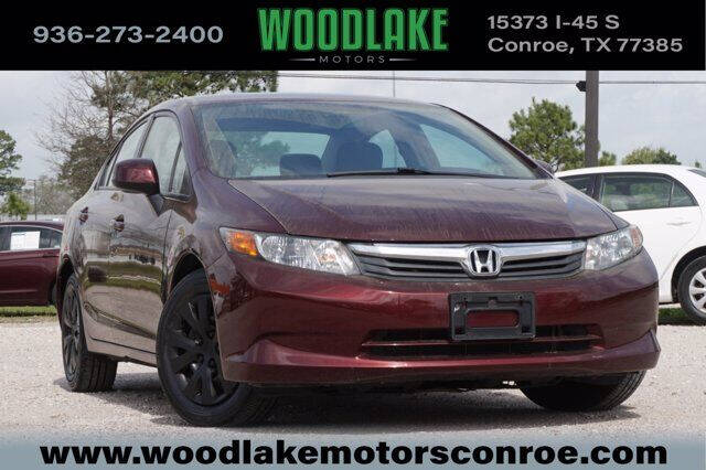 2012 Honda Civic for sale at WOODLAKE MOTORS in Conroe TX