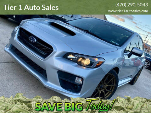 2016 Subaru WRX for sale at Tier 1 Auto Sales in Gainesville GA