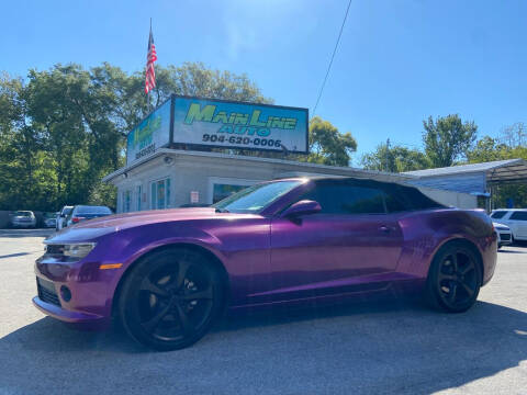 2015 Chevrolet Camaro for sale at Mainline Auto in Jacksonville FL