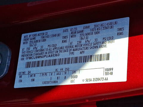 2023 Ford Escape ST-Line