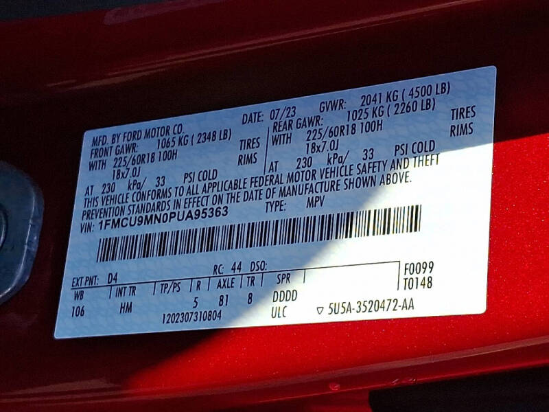 2023 Ford Escape ST-Line