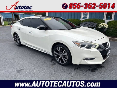 2016 Nissan Maxima for sale at Autotec Auto Sales in Vineland NJ