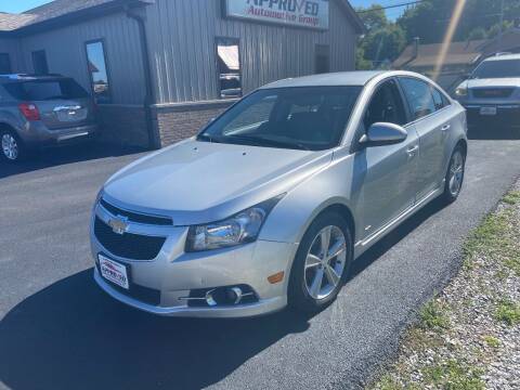 2013 Chevrolet Cruze for sale at Approved Automotive Group in Terre Haute IN
