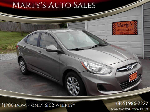 2016 Hyundai Accent for sale at Marty's Auto Sales in Lenoir City TN