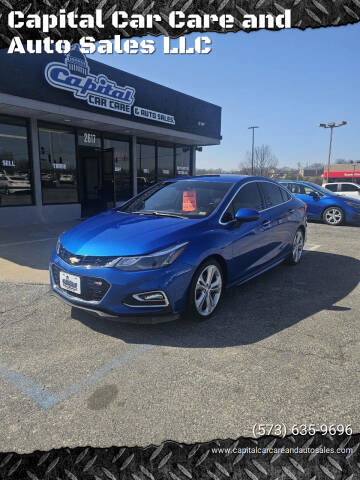 2016 Chevrolet Cruze for sale at Capital Car Care and Auto Sales LLC in Jefferson City MO