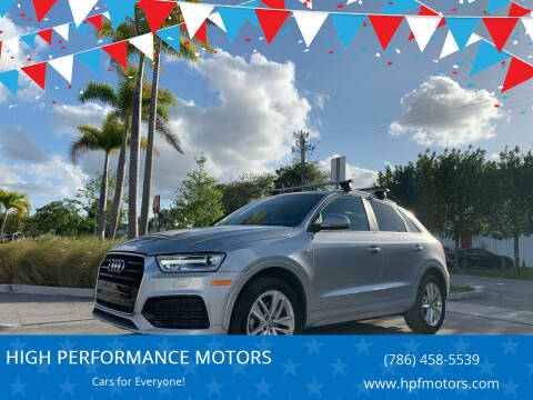 2018 Audi Q3 for sale at HIGH PERFORMANCE MOTORS in Hollywood FL