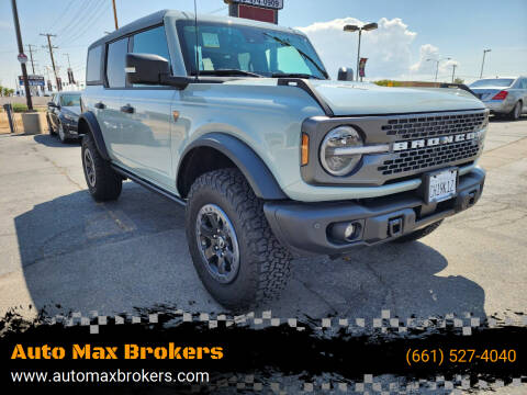 2022 Ford Bronco for sale at Auto Max Brokers in Palmdale CA