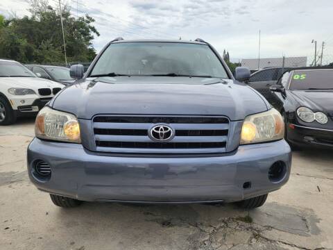 2006 Toyota Highlander for sale at 1st Klass Auto Sales in Hollywood FL