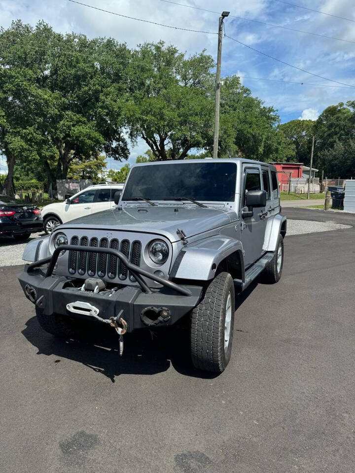 2014 Jeep Wrangler Unlimited for sale at PLANTATION MOTORS in Tampa, FL