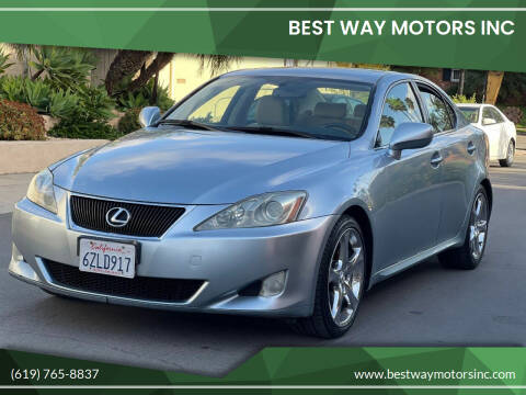 2008 Lexus IS 250 for sale at BEST WAY MOTORS INC in San Diego CA