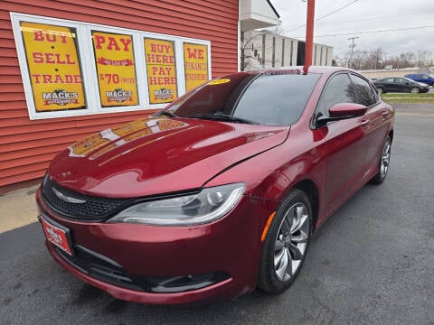 2015 Chrysler 200 for sale at Mack's Autoworld in Toledo OH