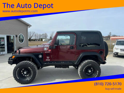 2003 Jeep Wrangler for sale at The Auto Depot in Mount Morris MI