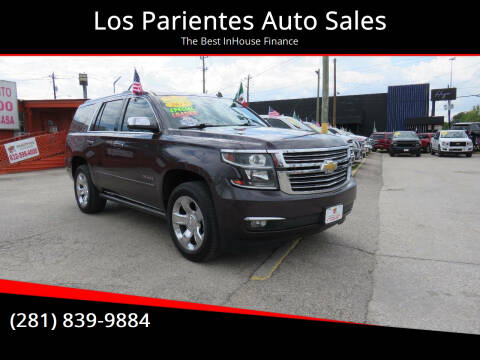 2015 Chevrolet Tahoe for sale at Los Parientes Auto Sales in Houston TX