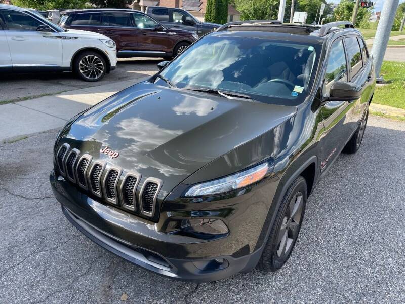 2017 Jeep Cherokee for sale at One Price Auto in Mount Clemens MI