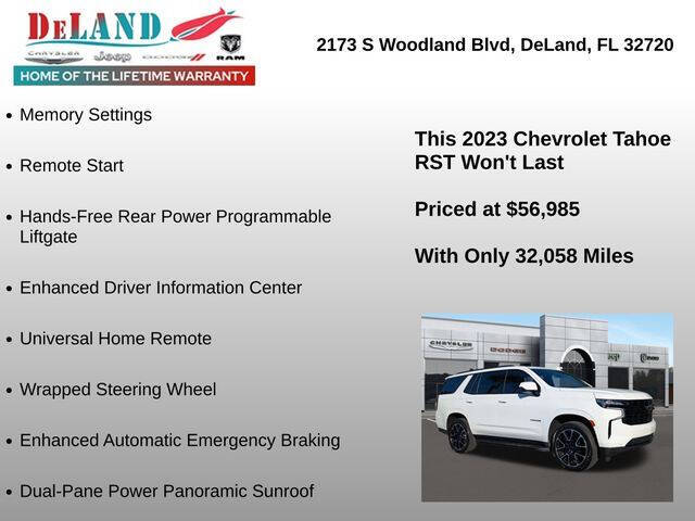 2023 Chevrolet Tahoe RST