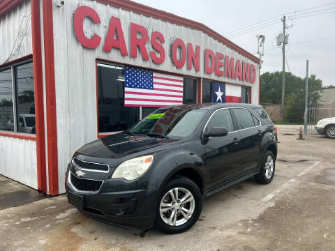 2013 Chevrolet Equinox for sale at Cars On Demand 2 in Pasadena TX