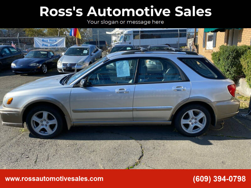 2002 Subaru Impreza for sale at Ross's Automotive Sales in Trenton NJ