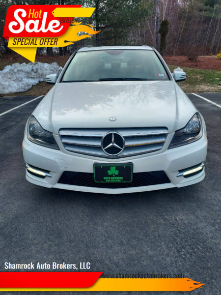 2012 Mercedes-Benz C-Class for sale at Shamrock Auto Brokers, LLC in Belmont NH