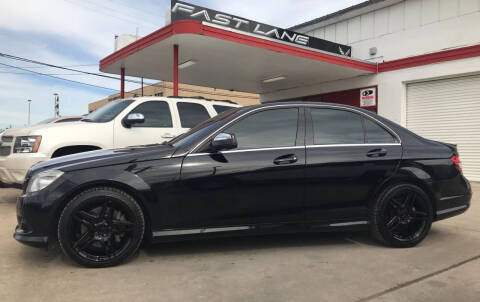 2008 Mercedes-Benz C-Class for sale at FAST LANE AUTO SALES in San Antonio TX