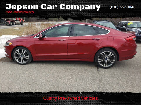 2017 Ford Fusion for sale at Jepson Car Company in Saint Clair MI