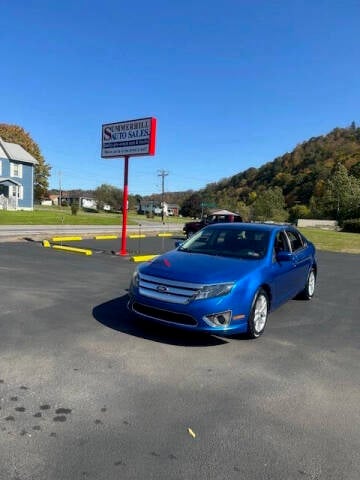 2012 Ford Fusion for sale at SUMMERHILL AUTO SALES INC in Summerhill PA