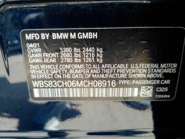 2021 BMW M5